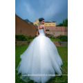 Dernières robes Alibaba Elegant Sweetheart Robes de mariée en robe de soirée blanche Vestidos de Novia avec Perles Beading Lourdes 2016 LW255